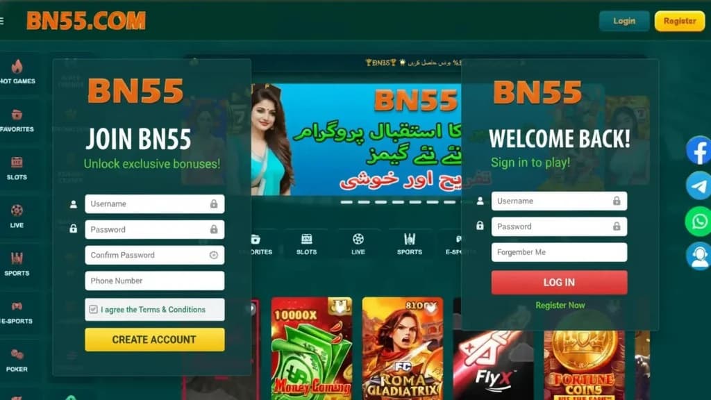 BN55 Register and Login Guide