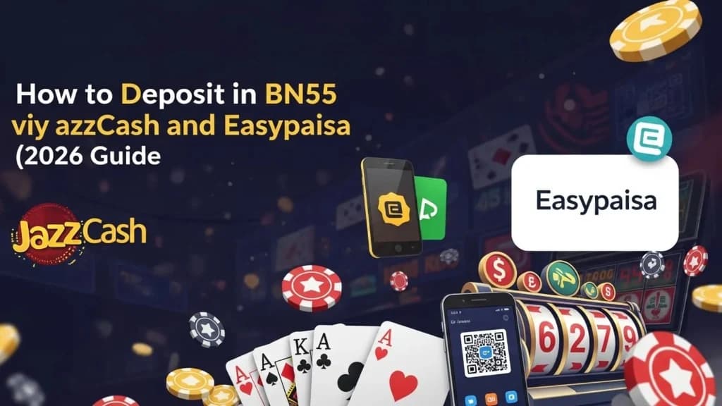 How to Deposit in BN55 via JazzCash and Easypaisa