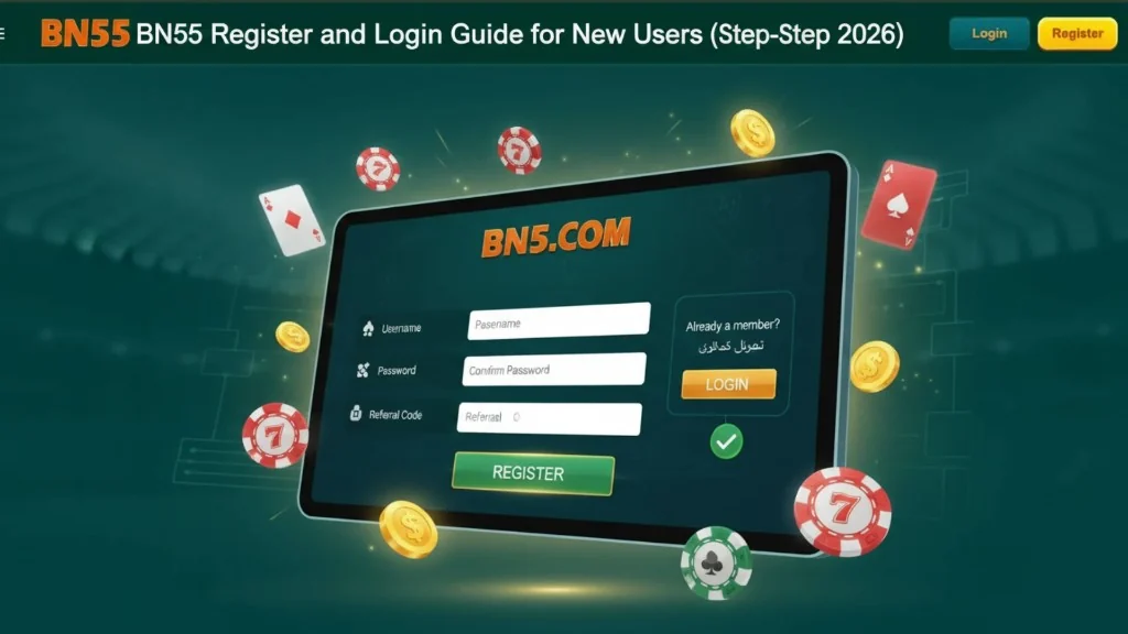 BN55 Register Login Guide BN55 Register Login Guide